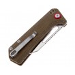 Нож складной CJRB Cutlery Ruffian 7,9 см, сталь AR-RPM9, рукоять Micarta Olive - фото № 4
