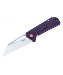 Нож складной CJRB Cutlery Ruffian 7,9 см, сталь AR-RPM9, рукоять G10 Violet