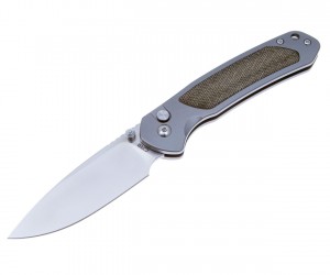 Нож складной CJRB Cutlery Pyrite 7,9 см, сталь S35VN, рукоять Titanium/Micarta