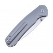 Нож складной CJRB Cutlery Pyrite 7,9 см, сталь S35VN, рукоять Titanium/Micarta - фото № 4