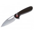 Нож складной CJRB Cutlery Lago 8,7 см, сталь AR-RPM9, рукоять G10 Black - фото № 1