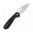 Нож складной CJRB Cutlery Lago 8,7 см, сталь AR-RPM9, рукоять G10 Black - фото № 2