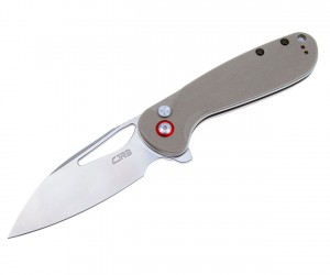 Нож складной CJRB Cutlery Lago 8,7 см, сталь AR-RPM9, рукоять G10 Desert