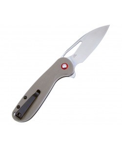 Нож складной CJRB Cutlery Lago 8,7 см, сталь AR-RPM9, рукоять G10 Desert