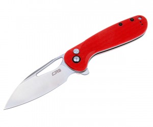 Нож складной CJRB Cutlery Lago 8,7 см, сталь AR-RPM9, рукоять G10 Red