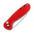 Нож складной CJRB Cutlery Lago 8,7 см, сталь AR-RPM9, рукоять G10 Red - фото № 3