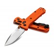 Нож складной Benchmade Mini Bugout 7,1 см, сталь S30V, рукоять Grivory Orange - фото № 10