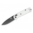 Нож складной Benchmade Mini Bugout 7,1 см, сталь S30V, рукоять Grivory White - фото № 1