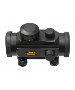Коллиматорный прицел BSA 1x35 RD на Weaver