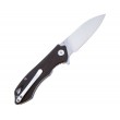 Нож складной Bestech Beluga 7,5 см, сталь D2, рукоять G10 Black - фото № 2
