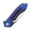 Нож складной Bestech Beluga 7,5 см, сталь D2, рукоять G10 Black/Blue - фото № 4