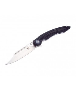 Нож складной Bestech Fanga 10,8 см, сталь D2, рукоять G10/Carbon Black