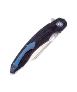 Нож складной Bestech Fanga 10,8 см, сталь D2, рукоять G10/Carbon Black