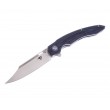 Нож складной Bestech Fanga 10,8 см, сталь D2, рукоять G10/Carbon Black/Blue - фото № 1
