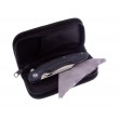 Нож складной Bestech Fanga 10,8 см, сталь D2, рукоять G10/Carbon Black/Blue - фото № 5