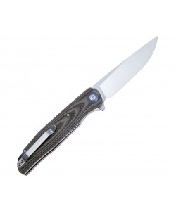 Нож складной Bestech Ascot 9,7 см, сталь D2 рукоять G10/Carbon Grey