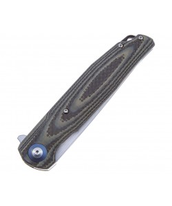 Нож складной Bestech Ascot 9,7 см, сталь D2 рукоять G10/Carbon Grey