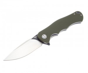 Нож складной Bestech Bobcat 8,2 см, сталь D2, рукоять G10 Green