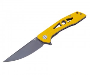 Нож складной Bestech Eye of RA 8,6 см, сталь D2, рукоять G10 Yellow