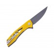 Нож складной Bestech Eye of RA 8,6 см, сталь D2, рукоять G10 Yellow - фото № 2