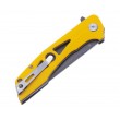 Нож складной Bestech Eye of RA 8,6 см, сталь D2, рукоять G10 Yellow - фото № 4