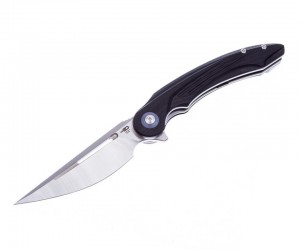 Нож складной Bestech Irida 9,7 см, сталь D2, рукоять G10 Black