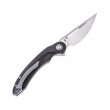 Нож складной Bestech Irida 9,7 см, сталь D2, рукоять G10/Carbon Black/Green - фото № 2