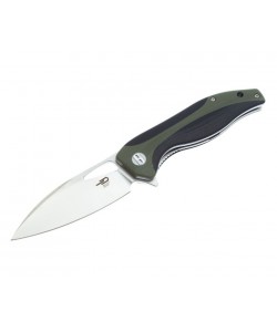 Нож складной Bestech Komodo 8,5 см, сталь D2, рукоять G10 Black/Green