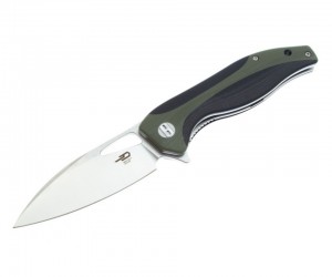 Нож складной Bestech Komodo 8,5 см, сталь D2, рукоять G10 Black/Green