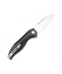 Нож складной Bestech Komodo 8,5 см, сталь D2, рукоять G10 Black/Green