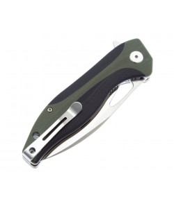Нож складной Bestech Komodo 8,5 см, сталь D2, рукоять G10 Black/Green