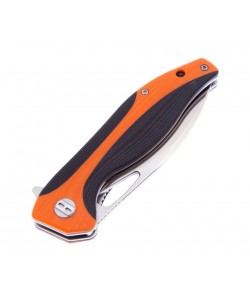 Нож складной Bestech Komodo 8,5 см, сталь D2, рукоять G10 Black/Orange