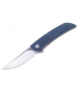 Нож складной Bestech Swift 9 см, сталь D2, рукоять Micarta Blue/Gray