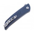 Нож складной Bestech Swift 9 см, сталь D2, рукоять Micarta Blue/Gray - фото № 3