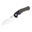 Нож складной Bestech Penguin 9,2 см, сталь D2, рукоять G10 Black/Green - фото № 1