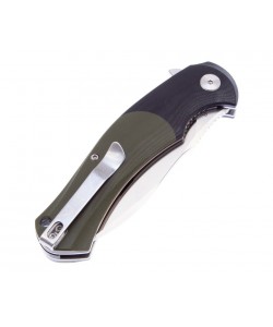 Нож складной Bestech Penguin 9,2 см, сталь D2, рукоять G10 Black/Green