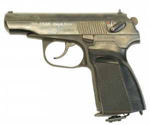 |Б/у| Пневматический пистолет Baikal МР-654К (2001г.в.) (№ 84188-74-ком)