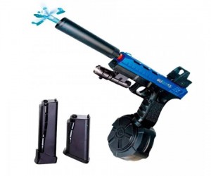 Детский орбиз пистолет Orbeegun Glock F817-2D (черно-синий)