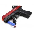 Детский орбиз пистолет Orbeegun Glock F817-D (черно-красный) - фото № 3