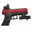 Детский орбиз пистолет Orbeegun Glock F817-D (черно-красный) - фото № 6