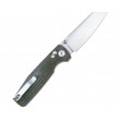 Нож складной Bestech Slasher 7,8 см, сталь D2, рукоять Micarta Green - фото № 2