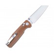Нож складной Bestech Slasher 7,8 см, сталь D2, рукоять Micarta Brown - фото № 2