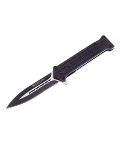 Нож складной Boker Magnum Intricate Compact 8,5 см, сталь 440A, рукоять алюминий Black