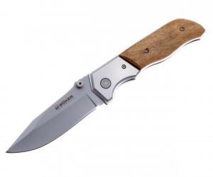 Нож складной Boker Magnum Forest Ranger 9,7 см, сталь 7Cr17MOV, рукоять Root Wood/Steel