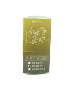 Кронштейн-монолит 25,4 мм Patriot BH-MSML25/21 на «ласточкин хвост», 8 см (высокий)