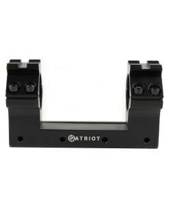 Кронштейн-монолит 25,4 мм Patriot BH-MSLH25/21+W на «ласточкин хвост», 10 см (высокий, Weaver сверху)