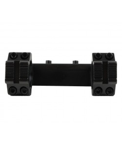 Кронштейн-монолит 25,4 мм Patriot BH-MSLH25/21+W на «ласточкин хвост», 10 см (высокий, Weaver сверху)