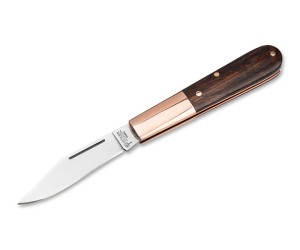 Нож складной Boker Manufaktur Barlow Copper Integral Desert Ironwood 6,4 см, сталь N690, рукоять медь