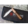Нож складной Boker Manufaktur Barlow Copper Integral Desert Ironwood 6,4 см, сталь N690, рукоять медь - фото № 3