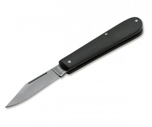 Нож складной Boker Manufaktur Barlow 6,4 см, сталь N690, рукоять Micarta Black